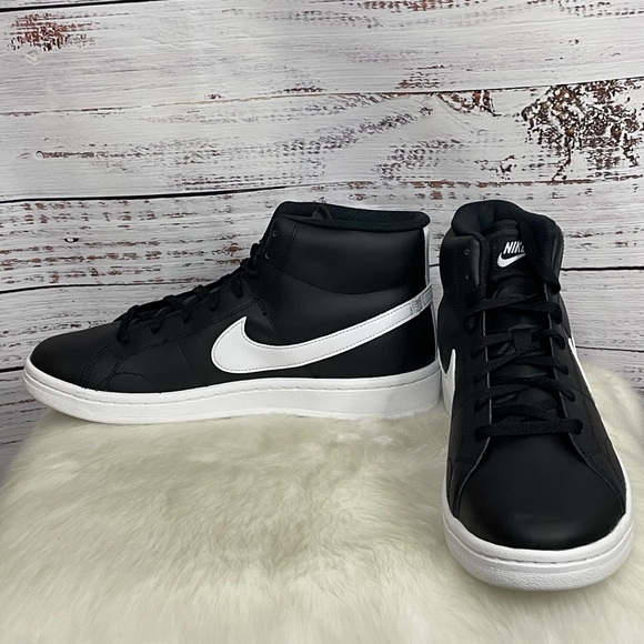 New Mens Nike Court Royale 2 Mid Black Size 10.5 - Picture 10 of 10